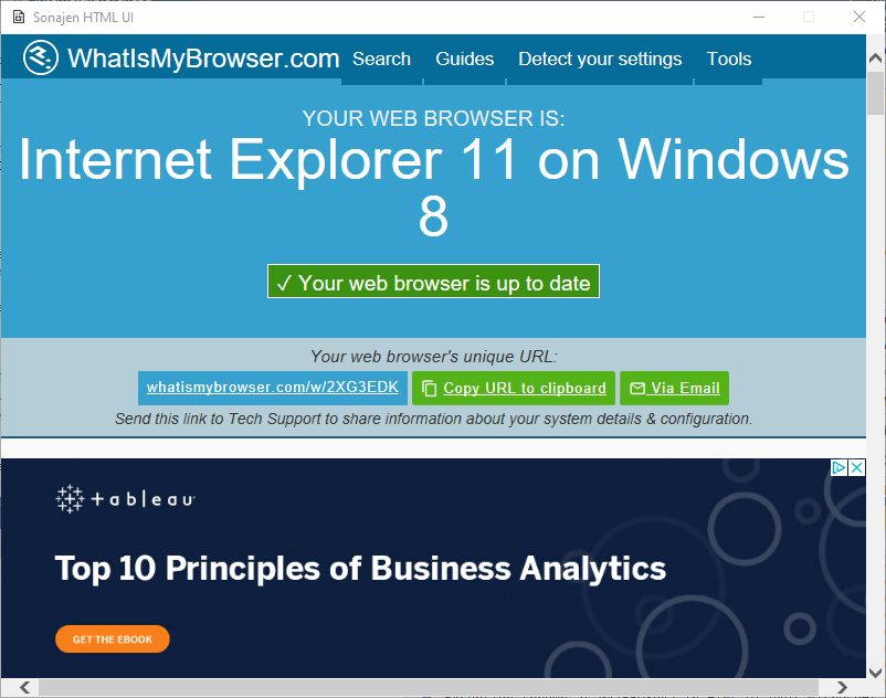 Embedded IE